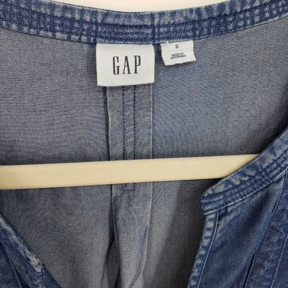 Gap Chambray Sleeveless Dress Sz S - Picture 3 of 8